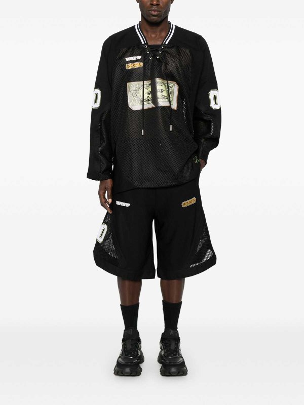 OFF-WHITE: Shorts online - Short - Noir