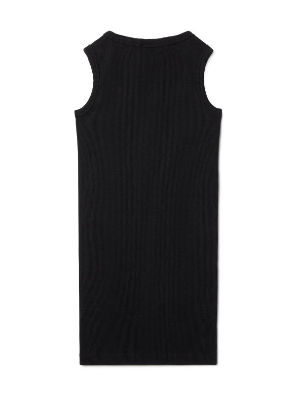 OFF-WHITE: abiti al ginocchio online - Off Stamp Crear Rested abito