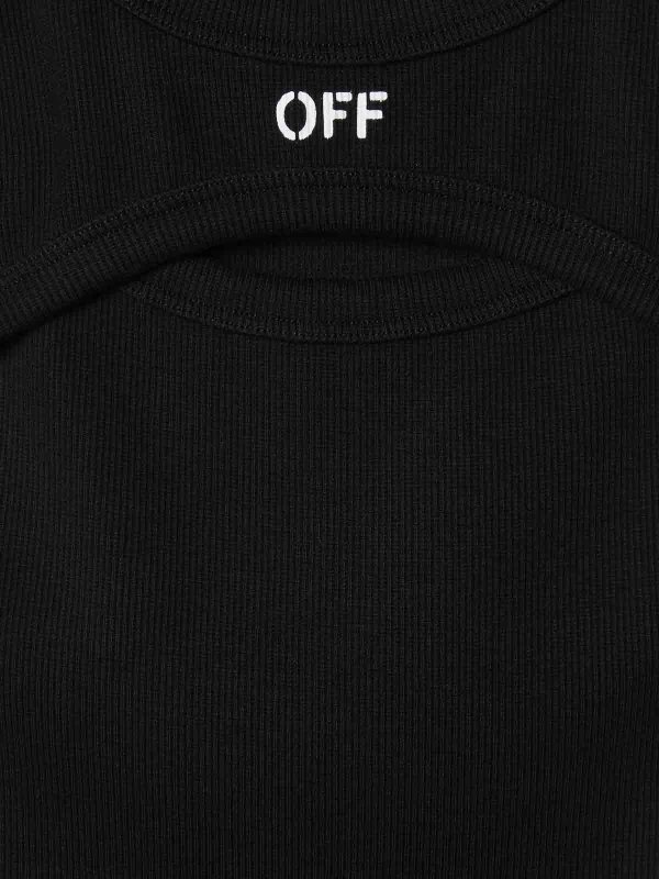 The Best Shops OFF-WHITE: abiti al ginocchio - Off Stamp Crear Rested abito