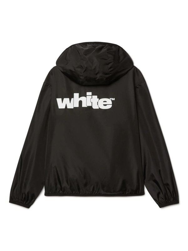 OFF-WHITE: casual jackets online - Type Graphic Windbreaker