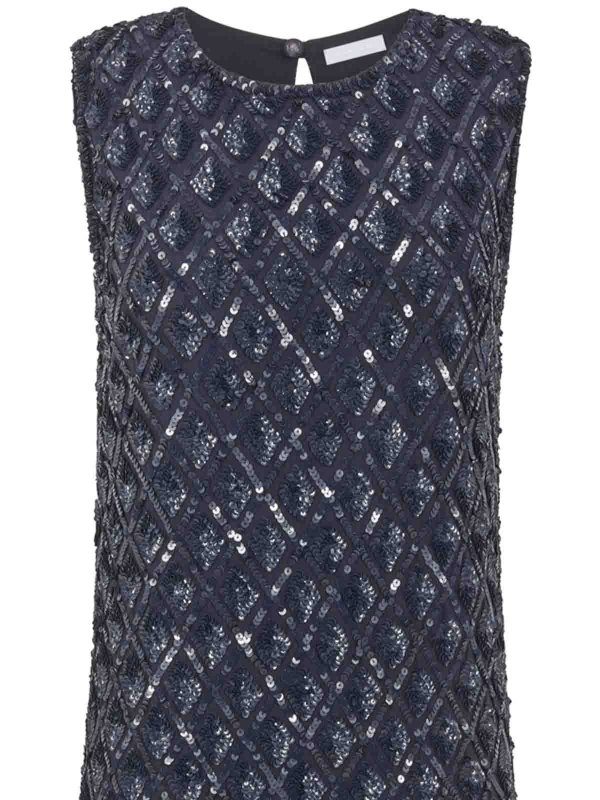 ワンピース PAROSH Women Dresses D722508GILD012 Blue P.A.R.O.S.H. Short dress - Blue - Women | GILDD722508012