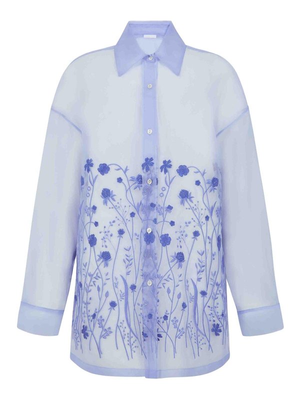 P.A.R.O.S.H.: Chemises - Chemise - Bleu