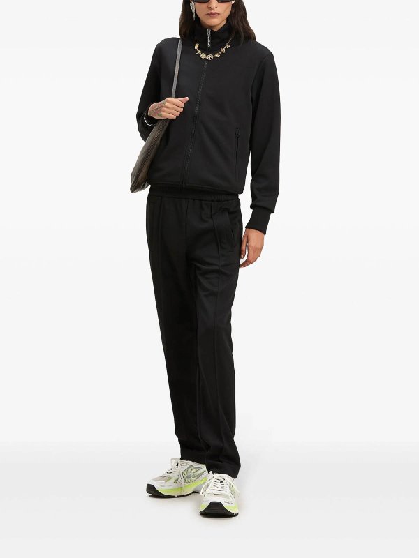 Palm Angels: casual jackets online - Back Curved Logo Track Jacket