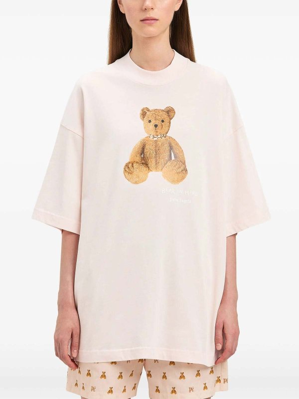 The Best Shops Palm Angels: t-shirts - Bear In Mind Loose Tee