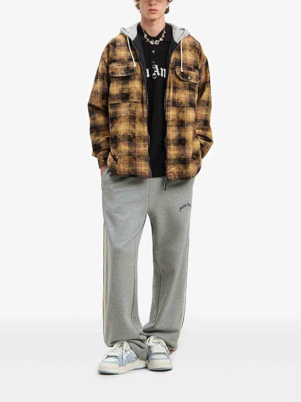 Palm Angels: polo shirts online - Curved pole logo