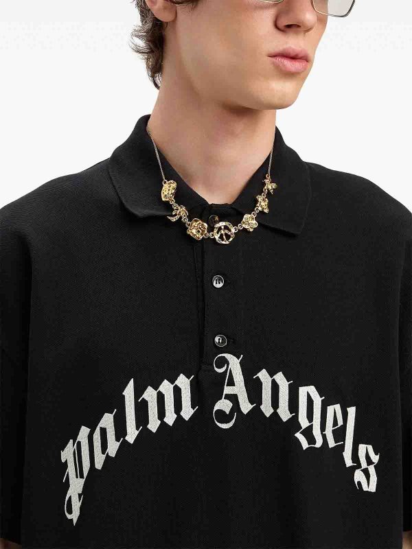 The Best Shops Palm Angels: Curved pole logo