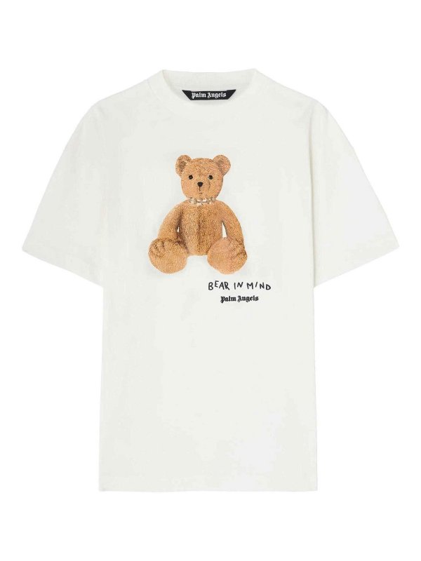 Palm Angels: Tシャツ - Tシャツ - クリーム
