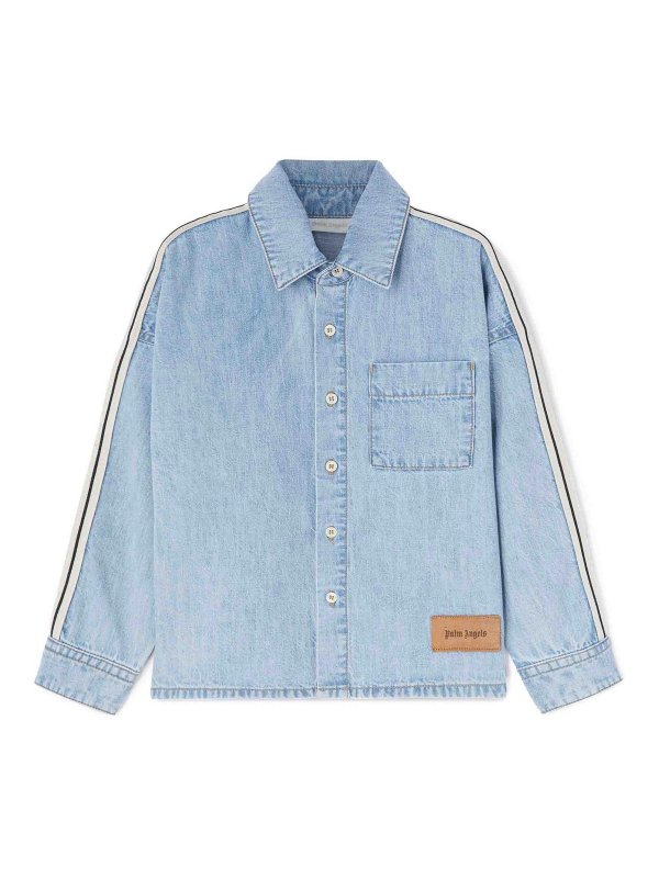 Palm Angels: ブーツカットジーンズ - ブーツカットジーンズ - ブルー