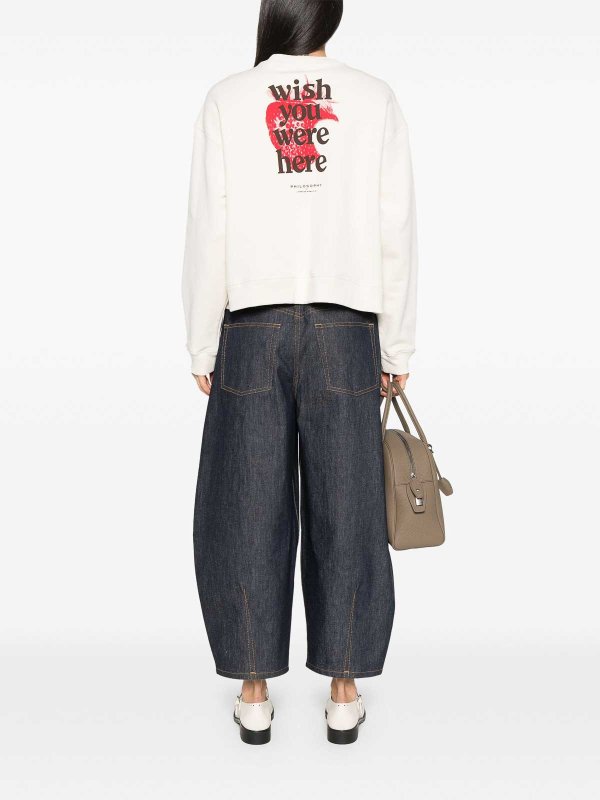 Philosophy di Lorenzo Serafini: Sweatshirts & Sweaters online - Recycled organic American sweatshirt