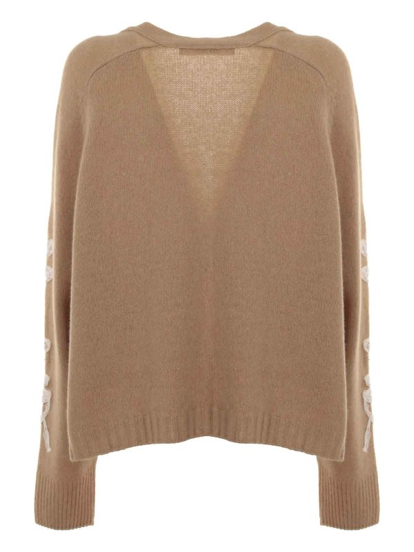 Philosophy di Lorenzo Serafini: U-Boot-Ausschnitt online - U-Boot-Pullover - Beige