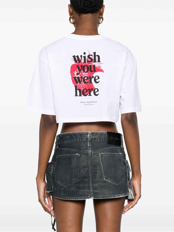 T-Shirt - Weiß shop online: Philosophy di Lorenzo Serafini