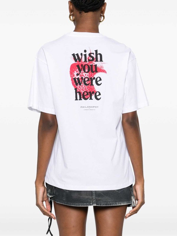 Tシャツ - 白 shop online: Philosophy di Lorenzo Serafini