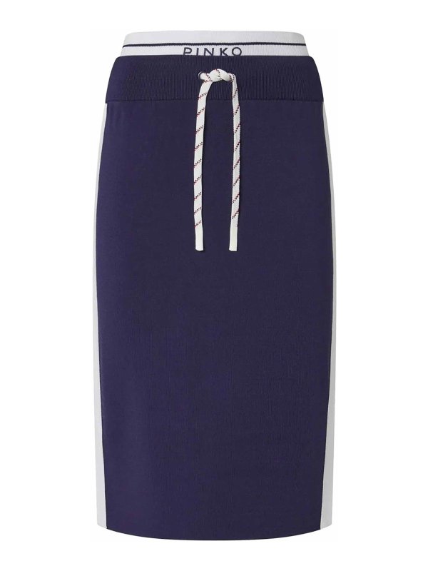 Pinko: ニーレングススカート＆ミディ丈 - 膝丈/ミディスカート - 白