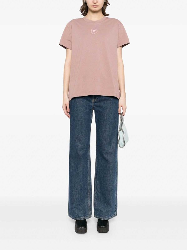 STELLA McCARTNEY: T-shirts online - T-Shirt - Rose