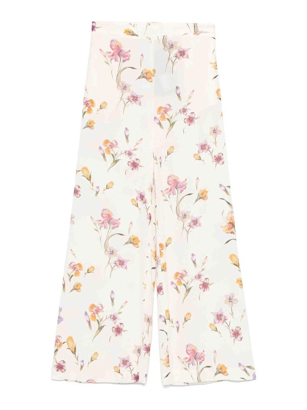 TWINSET: カジュアルトラウザー - カジュアルパンツ - マルチカラー