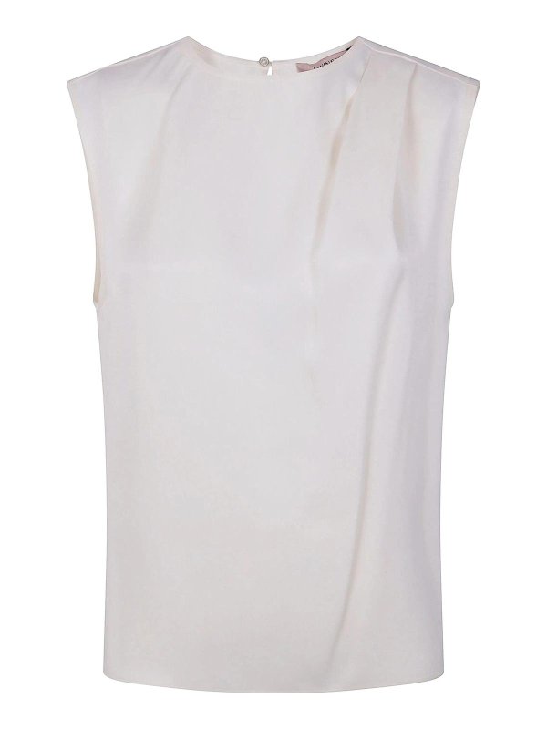 TWINSET: トップス＆タンクトップ - トップ/タンクトップ - 白