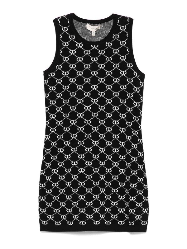 TWINSET: Kurze Kleider - Kurzes Kleid - Silber