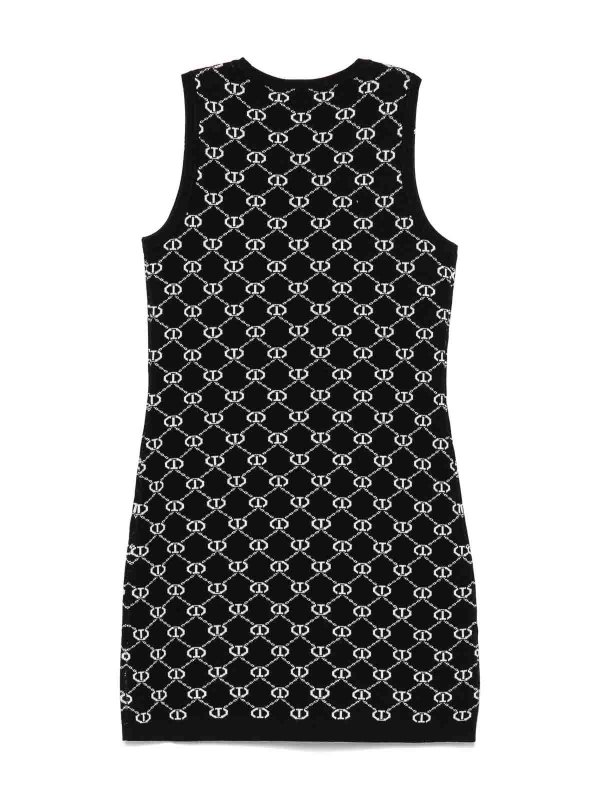 TWINSET: Kurze Kleider online - Kurzes Kleid - Silber