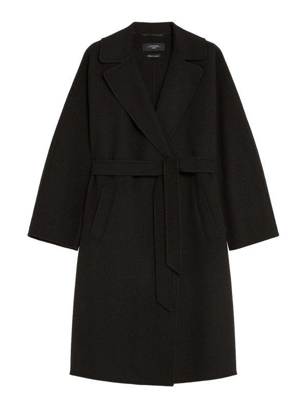 WEEKEND MAX MARA: ショートコート - ショートコート - 黒