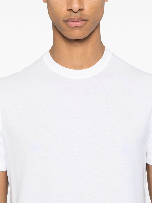 Tシャツ - 白 shop online: ZANONE