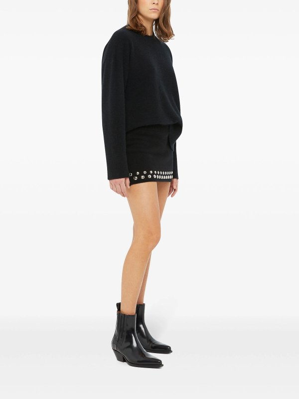 ミニスカート - 黒 shop online: ALANUI