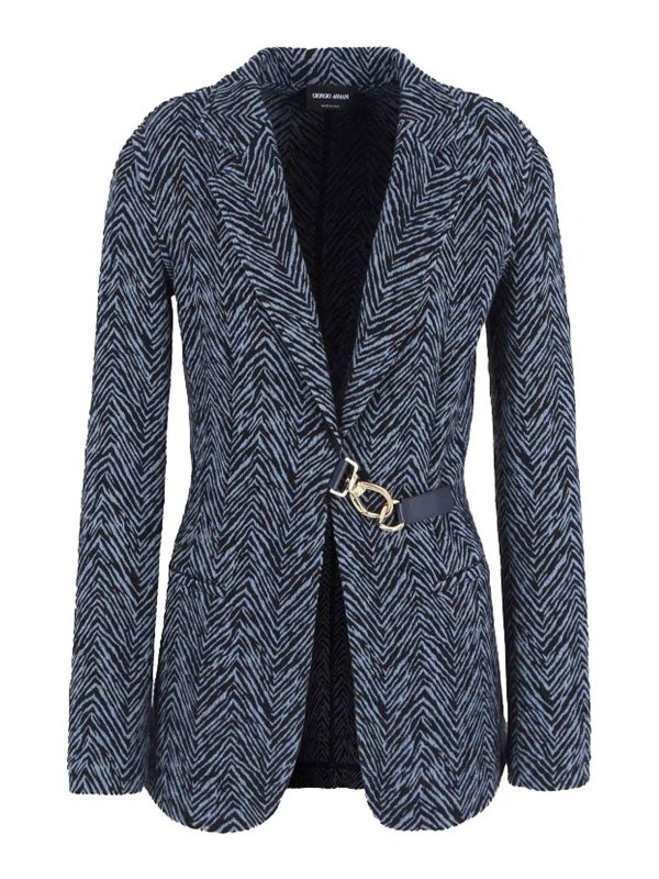 GIORGIO ARMANI: Casualjacken - Casualjacke - Blau