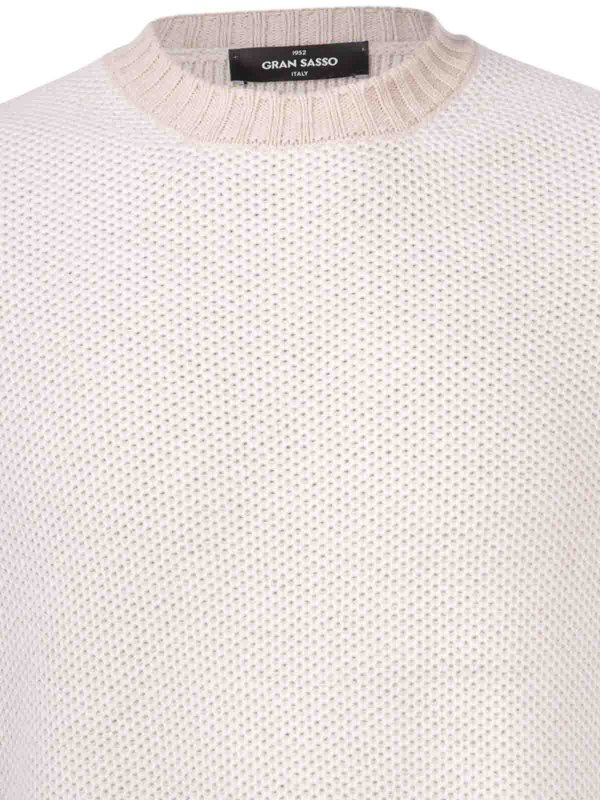 GRAN SASSO: U-Boot-Ausschnitt online - U-Boot-Pullover - Weiß