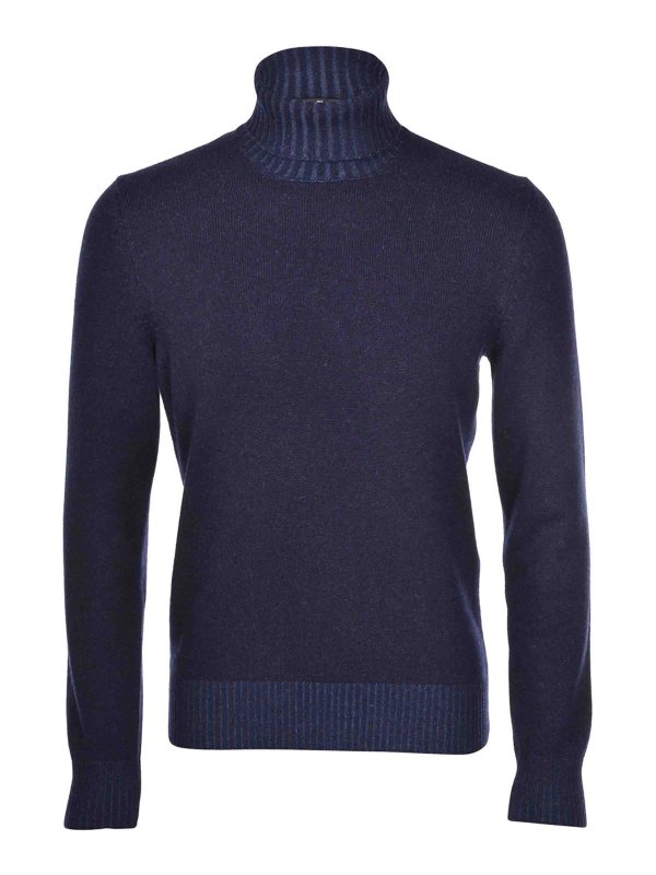 GRAN SASSO: ボートネック - ボートネック - ブルー