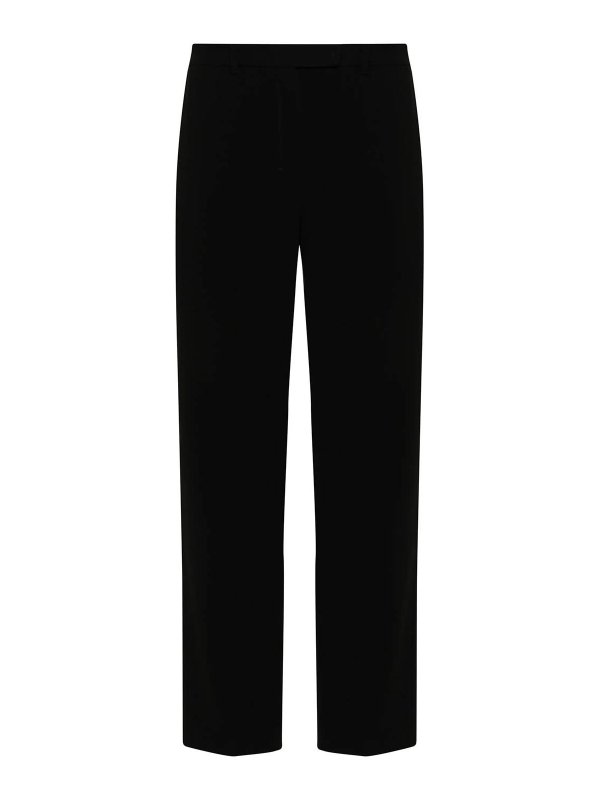 S MAX MARA: Pantalones casual - Pantalón Casual - Negro