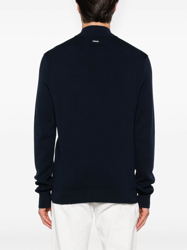 クルーネック - ブルー shop online: MICHAEL KORS