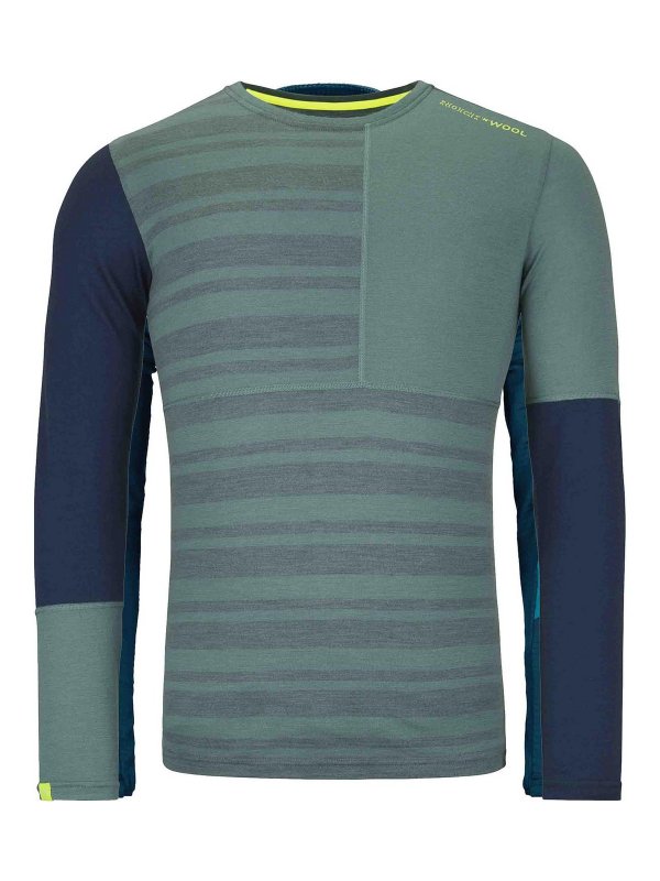 ORTOVOX: boat necks - 185 Rock`N`Wool Long Sleeve