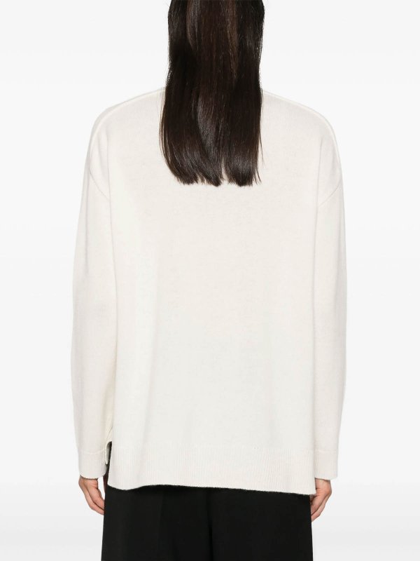 U-Boot-Pullover - Weiß shop online: P.A.R.O.S.H.