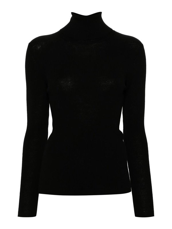 P.A.R.O.S.H.: ボートネック - ボートネック - 黒