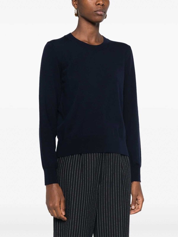 The Best Shops P.A.R.O.S.H.: U-Boot-Ausschnitt - U-Boot-Pullover - Blau