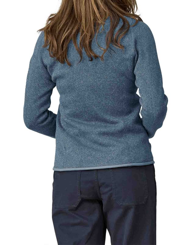 The Best Shops PATAGONIA: Strickpullover mit Rundhalsausschnitt - Rundhalspullover - Blau