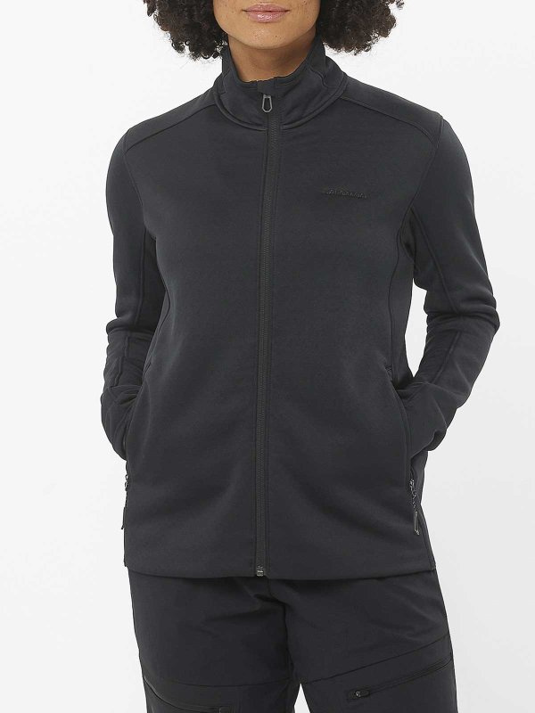 SALOMON: U-Boot-Ausschnitt online - U-Boot-Pullover - Schwarz