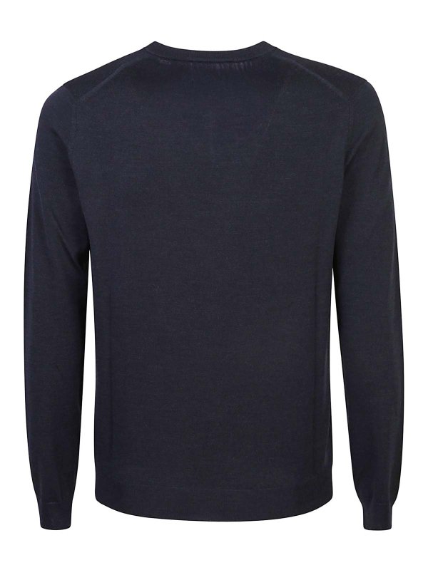 ZANONE: Col bateau online - Pull Col Bateau - Bleu