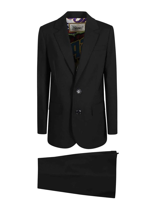 DSQUARED2: Vestidos de gala - Traje - Negro