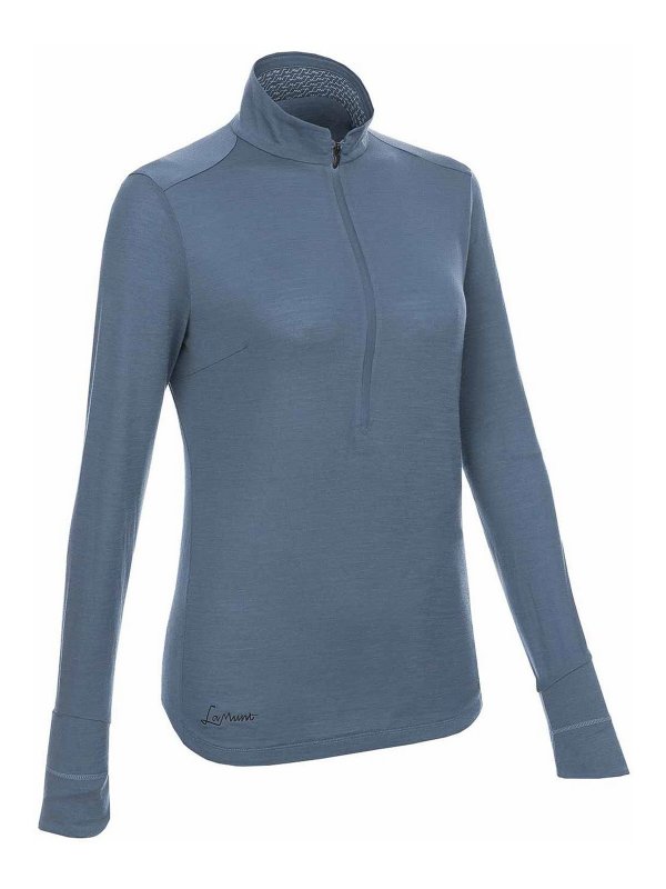 LAMUNT: U-Boot-Ausschnitt - U-Boot-Pullover - Blau