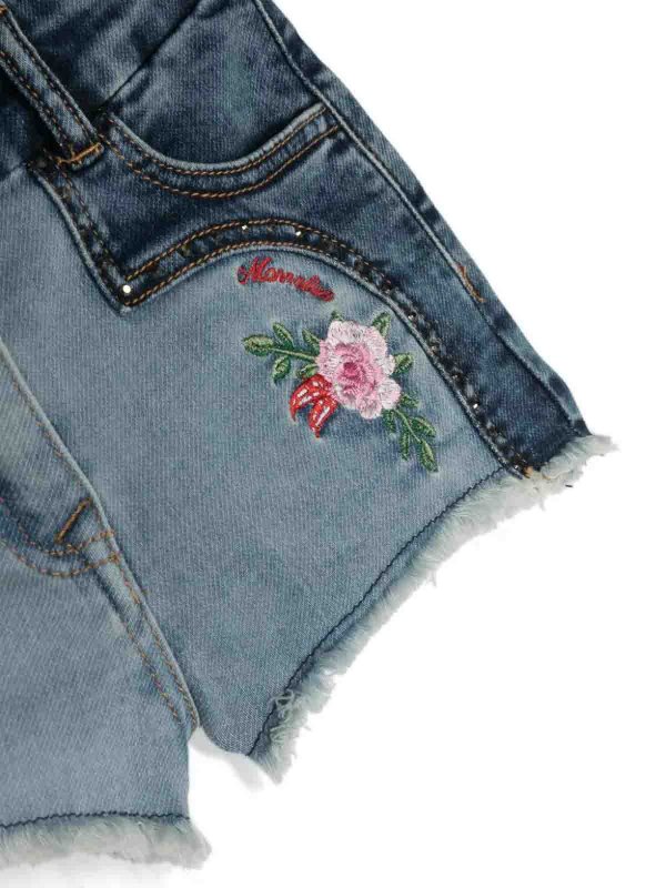 Monnalisa Bebè: ストレートジーンズ online - ストレートジーンズ - ブルー