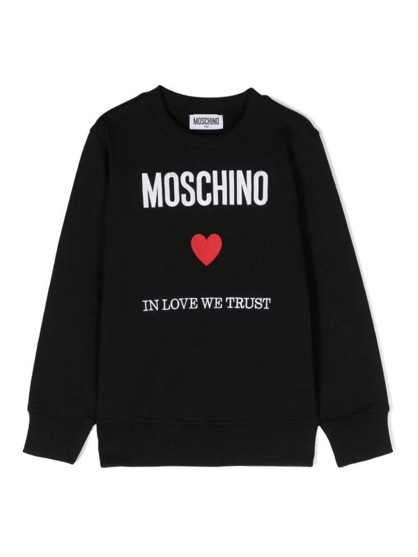 Moschino Kids: スウェット＆セーター - スウェットシャツ/セーター - 黒