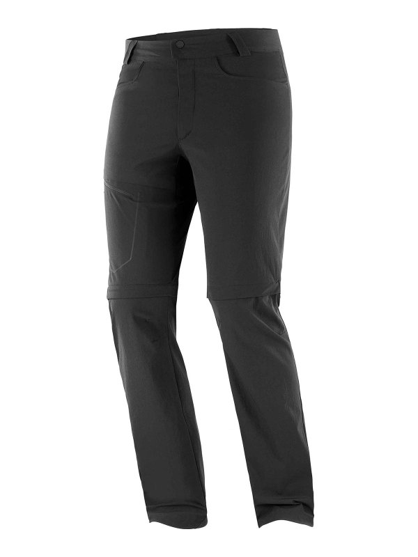 SALOMON: casual trousers - Wayfarer Zip Off Pants M