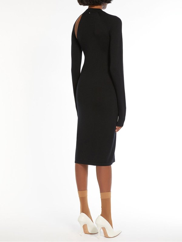 The Best Shops SPORTMAX: ニーレングスドレス - 膝丈ドレス - 黒