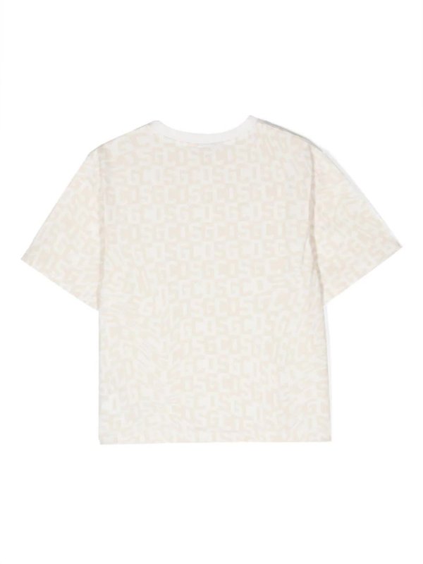 GCDS: Camisetas online - Camiseta - Blanco