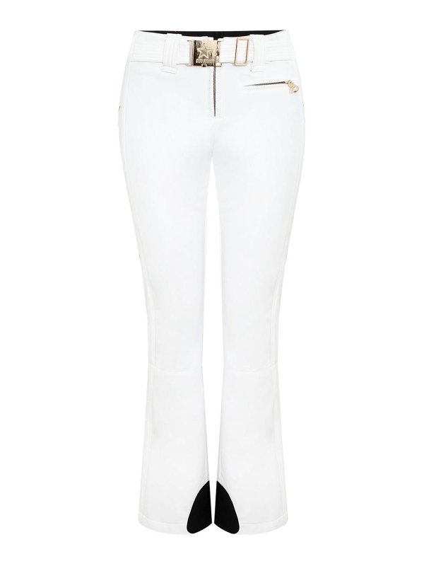 HIGH SOCIETY: カジュアルトラウザー - カジュアルパンツ - 白