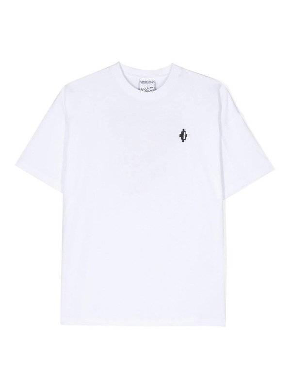 Marcelo Burlon Kids: Tシャツ - Tシャツ - 白