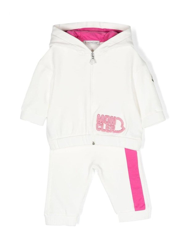 MONCLER: Chándales - Mono - Blanco