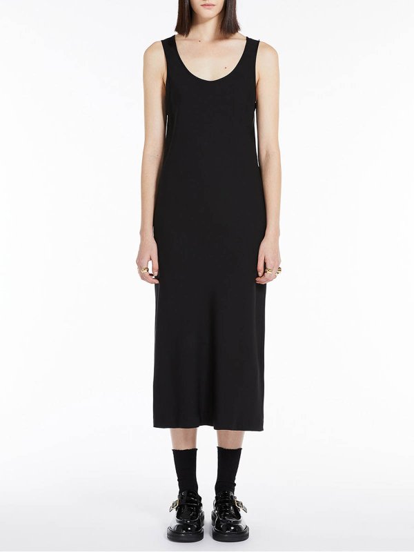 SPORTMAX: マキシドレス online - マキシドレス - 黒