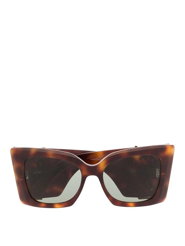 SAINT LAURENT: Sonnenbrillen - Sonnenbrille - Grün