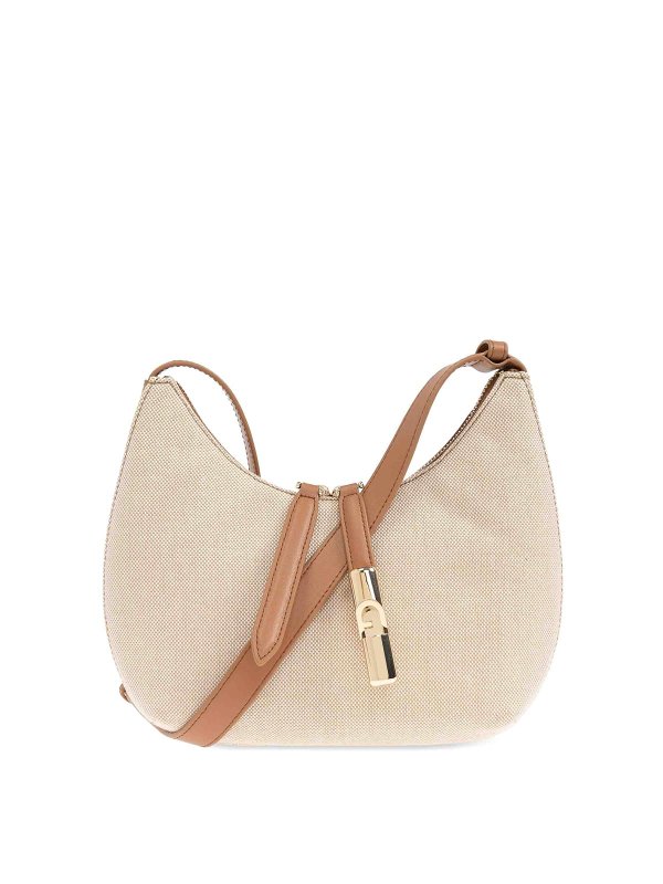 FURLA: クロスボディバッグ - クロスボディバッグ - ヌードカラー